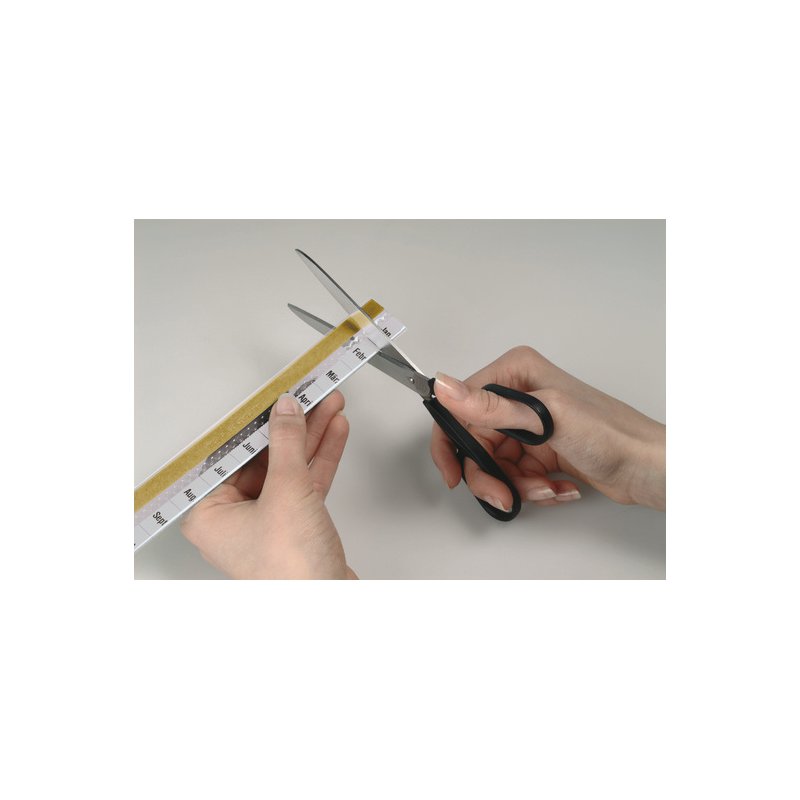 DURABLE intercalaires TABFIX transparent, 3 lignes, auto-adhésif, 5 bandes