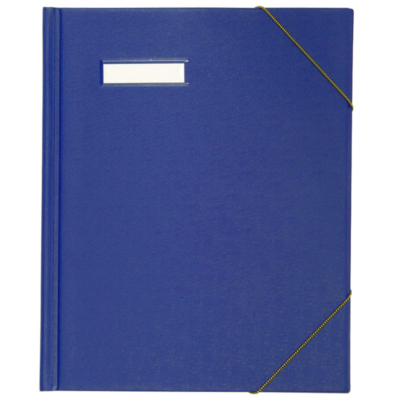 ELBA classeur A4 PVC avec pince angulaire, noir, 300 feuilles