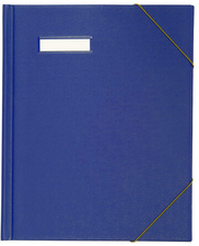 ELBA doorgeefmap A4 PVC, blauw, hoekspanners, 300 vel