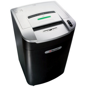 Rexel papiervernietiger Mercury RLS32, 32-33 vel, 115 liter opvang, zwart/zilver