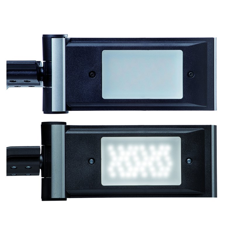 MAUL Lampe de bureau LED MAULsolaris, anthracite, 4W, 780 lumens