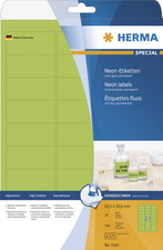 HERMA universele etiketten SPECIAL, 210 × 297 mm, neongeel, 20 stuks