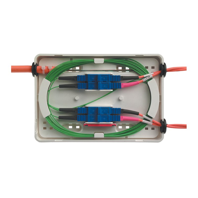 TELEGÄRTNER boîte microcommutateur, 4x coupleur SC-duplex, gaine céramique, IP20