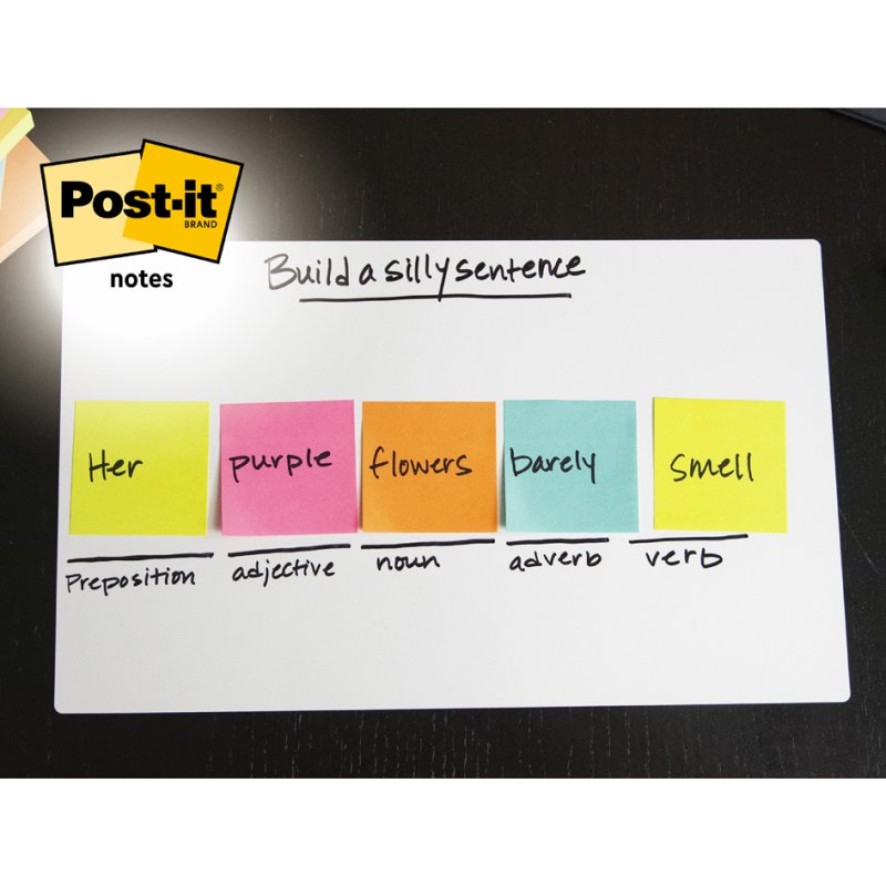 Post-it Notes cube, multicolore, 6 pièces, 450 feuilles par cube
