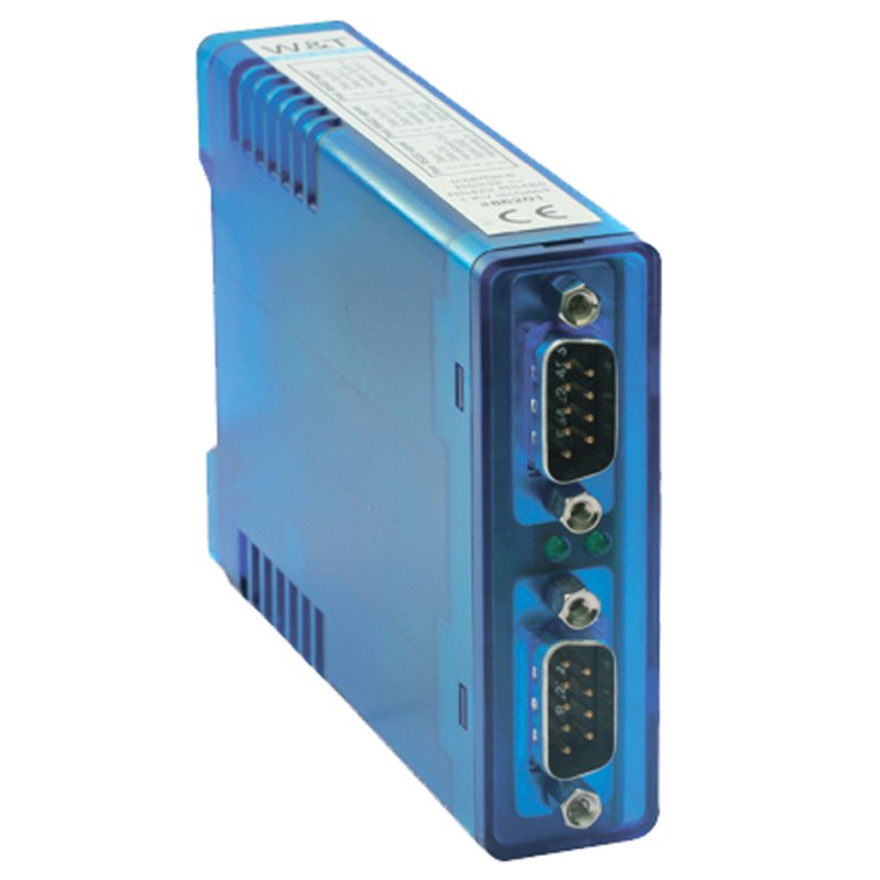 W&T Amplificateur de signal RS232, isolation galvanique 1000V, Sub-D 9 broches, 50m