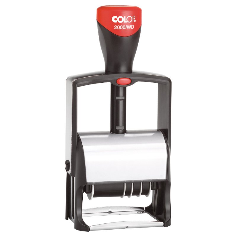 COLOP datumstempel Classic Line 2000/WD, zelfinkterend, 12 teksten, 4 mm