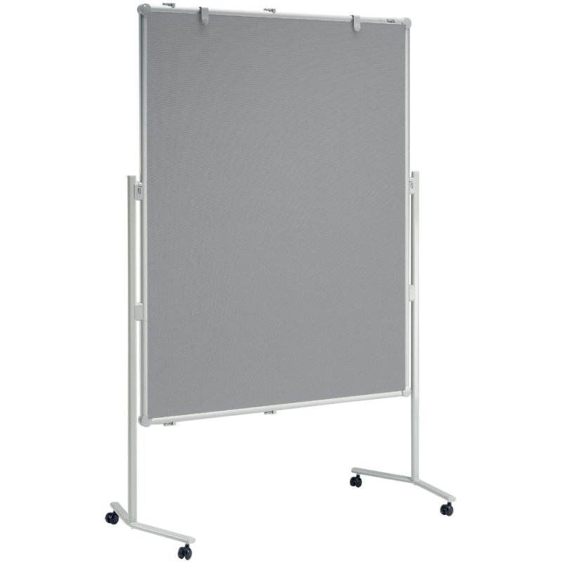 MAUL table de modération professionnel, 1200×1500 mm, bleu, surface textile