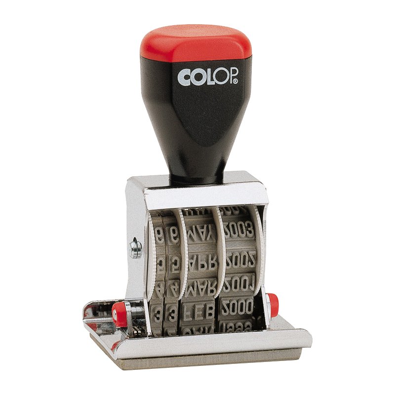 COLOP timbre dateur RÉCEPTION, 30×45 mm, boîtier métallique