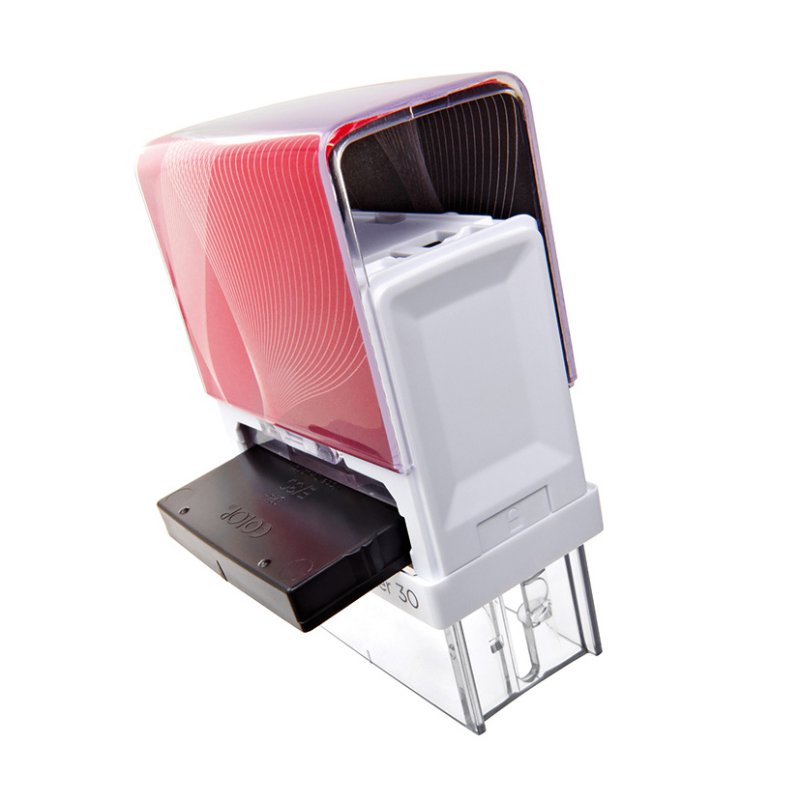COLOP text stamp machine Printer 20/1, self-assembly, 14×38 mm, white