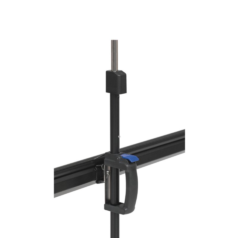 magnetoplan Écran de projection sur pied, 150×150 cm, noir, format 1:1
