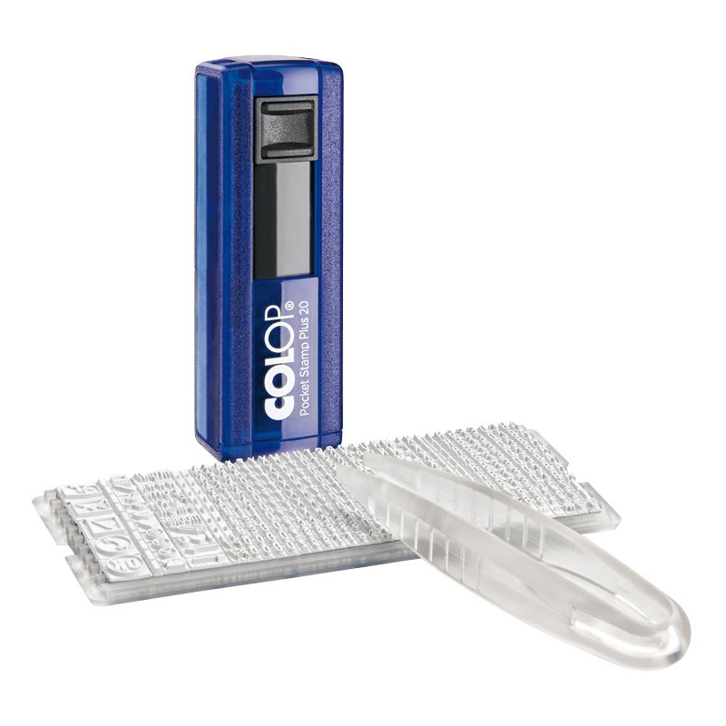 COLOP Pocket Stamp 20 DIY stamp set, self-inking, 320 letters