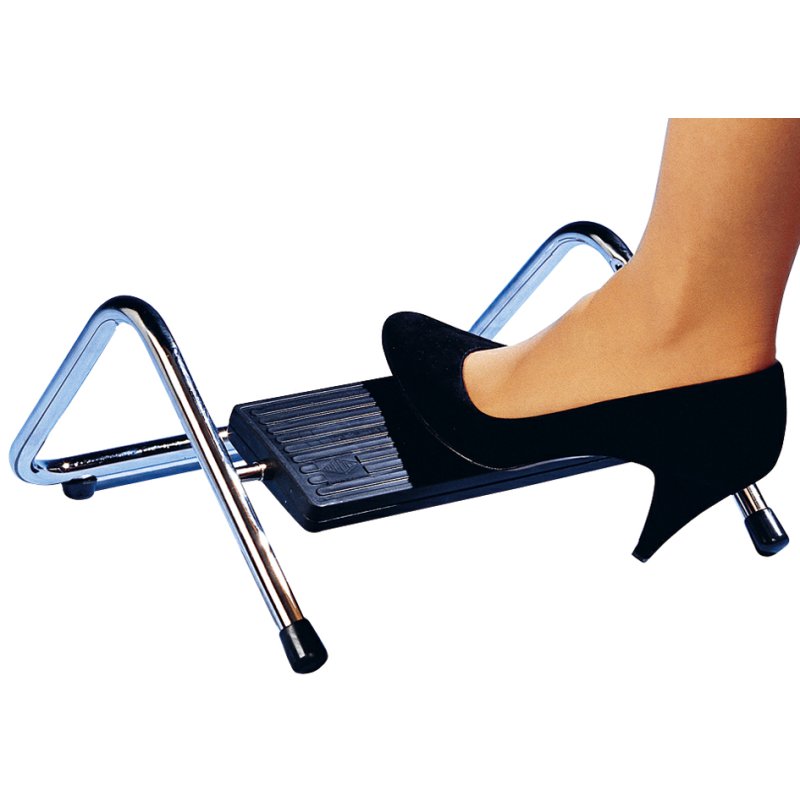 WEDO Trittboy footrest, nickel-plated, height adjustable