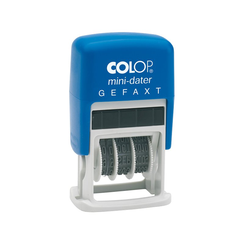 COLOP datumstempel Mini Dater S160 L6 GESCANNT, zelfinkleurend, kunststof behuizing