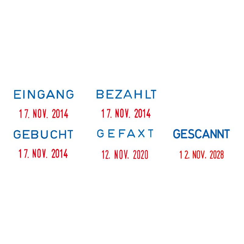 COLOP datumstempel Mini Dater S160 L6 GESCANNT, zelfinkleurend, kunststof behuizing