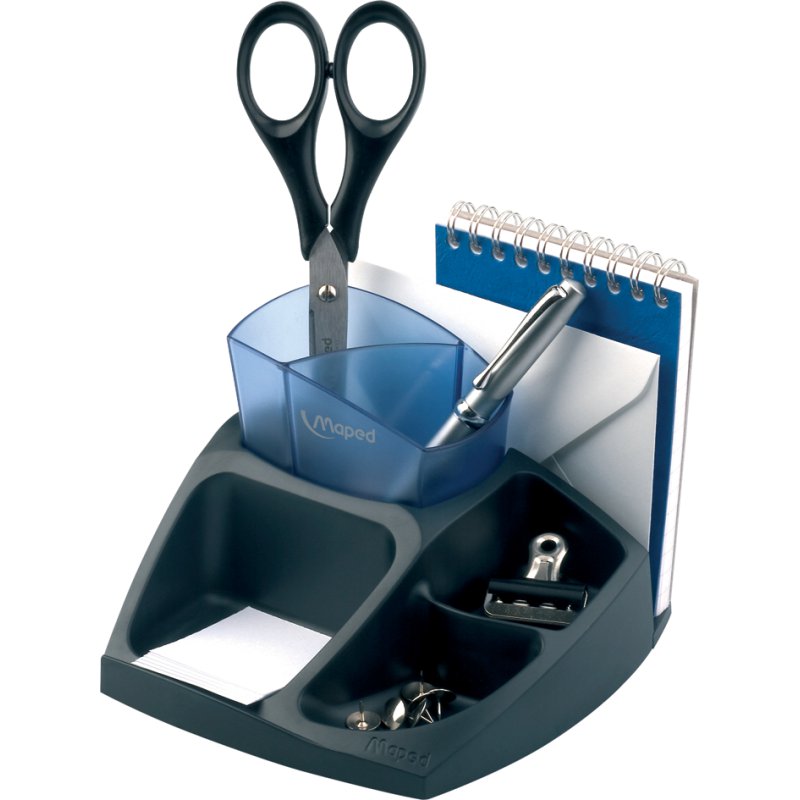 Maped Organiseur de Bureau Essentials Green Compact, noir/bleu