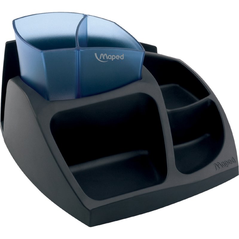 Maped Organiseur de Bureau Essentials Green Compact, noir/bleu