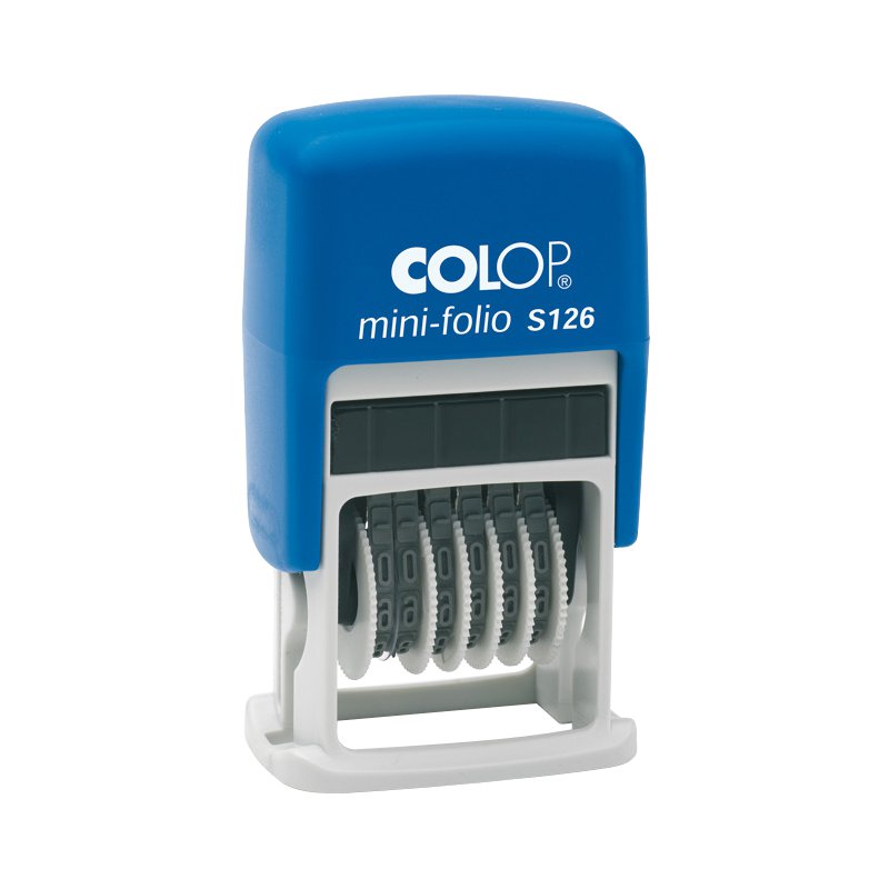COLOP timbre dateur Mini Dater S126, 6 chiffres, boîtier plastique, 4 mm