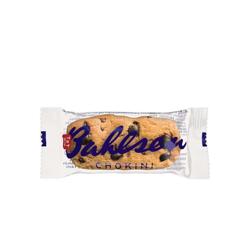 Bahlsen Chokini koekjes, chocoladestukjes en sinaasappelsmaak, display, 150 stuks