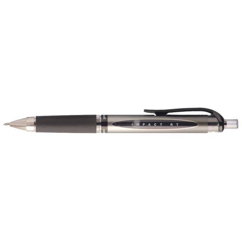 uni-ball gelroller GEL IMPACT RT, drukknop, zwart, 0,7 mm
