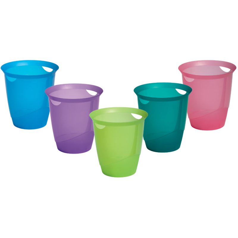 DURABLE poubelle TREND, 16 litres, violet translucide