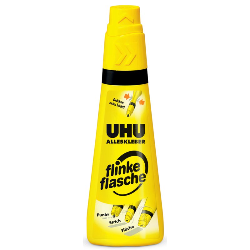 UHU alleslijm fles, oplosmiddelhoudend, navulbaar, 35 g