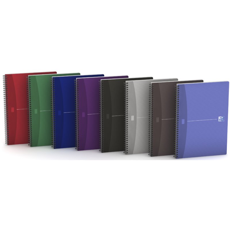 Oxford writing pads A4, Seyès, 90 g/m², assorted colours, 180 sheets, pack of 5