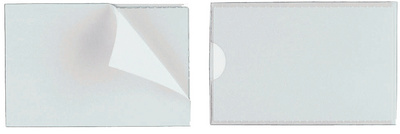 DURABLE zelfklevende hoesjes POCKETFIX, 150×60 mm, transparant, 10 stuks