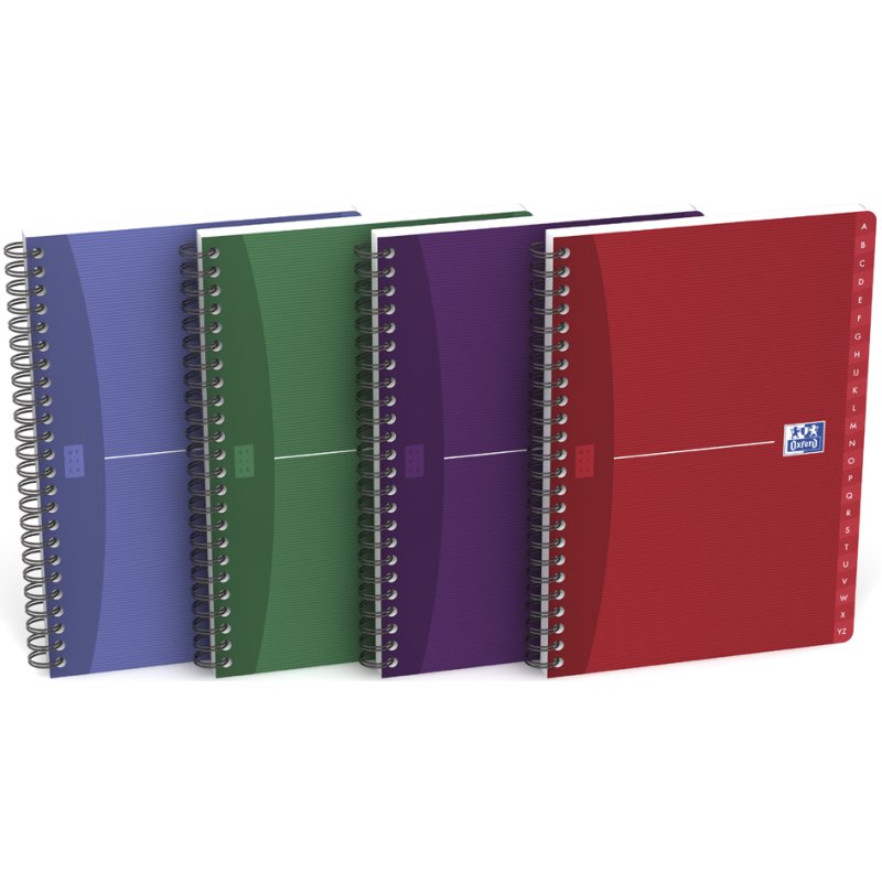 Oxford A5 office book, alphabetical index, 90 sheets