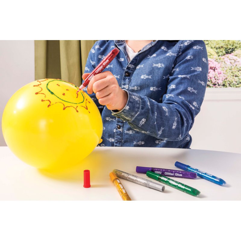 UHU Glitter Glue, solvent-free, washable at 40°C