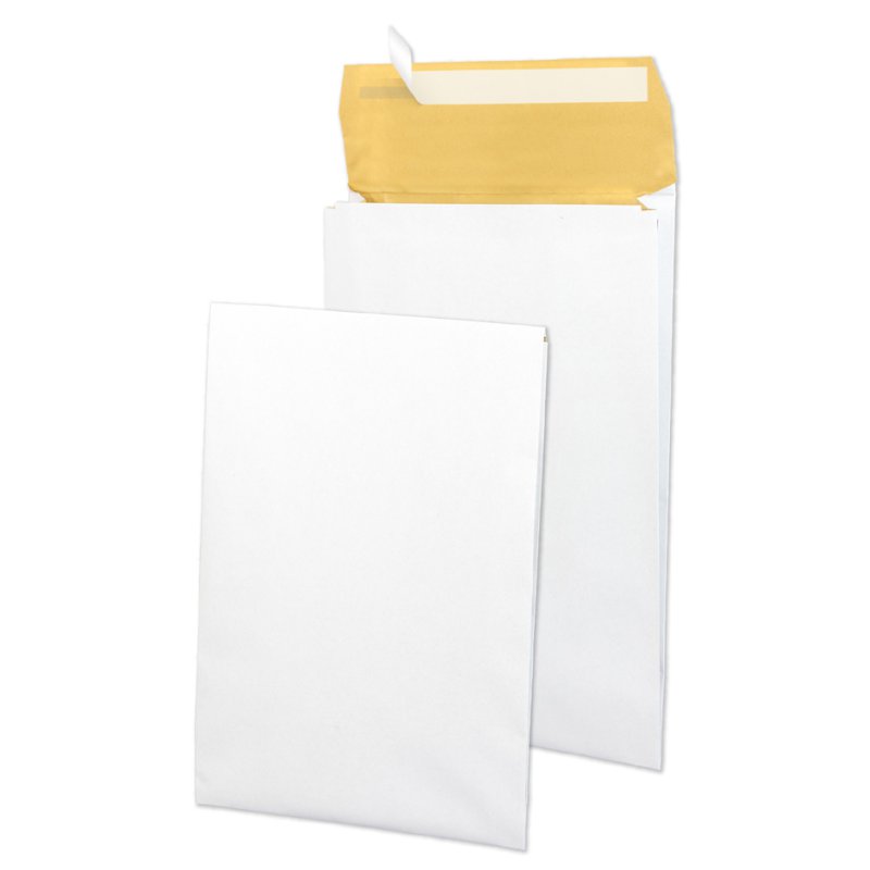 MAILmedia enveloppes matelassées B4, blanc/gris, 100 pièces