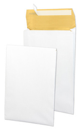 MAILmedia gewatteerde verzendtassen B5, wit/grijs, 100 stuks