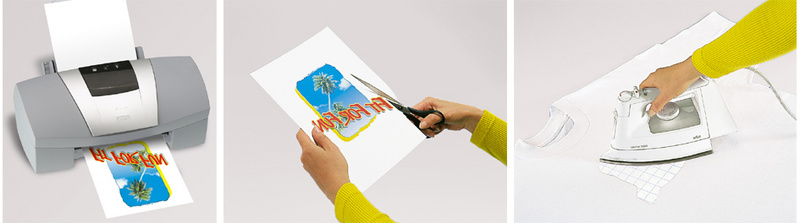 sigel inkjet transfervellen voor lichte textiel, A4, 10 vel