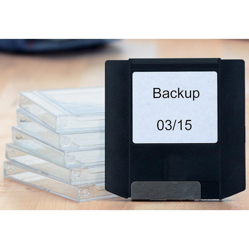 HERMA ZIP-diskette etiketten, 59×50 mm, wit, 375 stuks