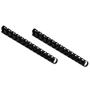 GBC spiraalruggen A5, 14 ringen, zwart, 12 mm