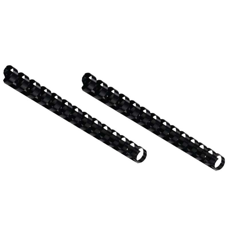 GBC spiraalruggen A5, 14 ringen, zwart, 12 mm