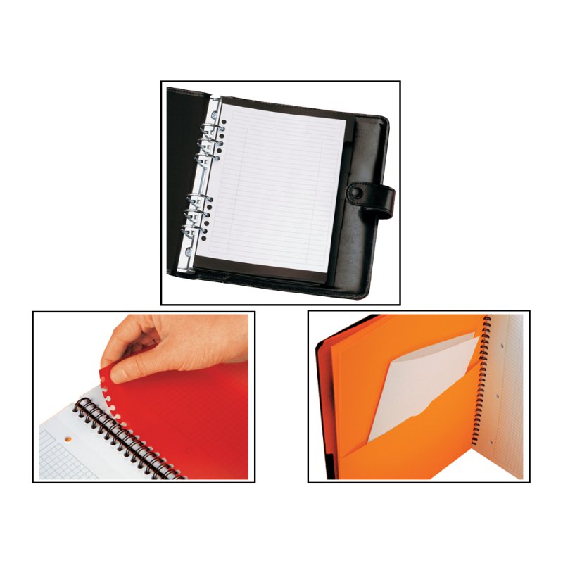 Oxford International bloc-notes ActiveBook, quadrillé, A4+, 80 feuilles