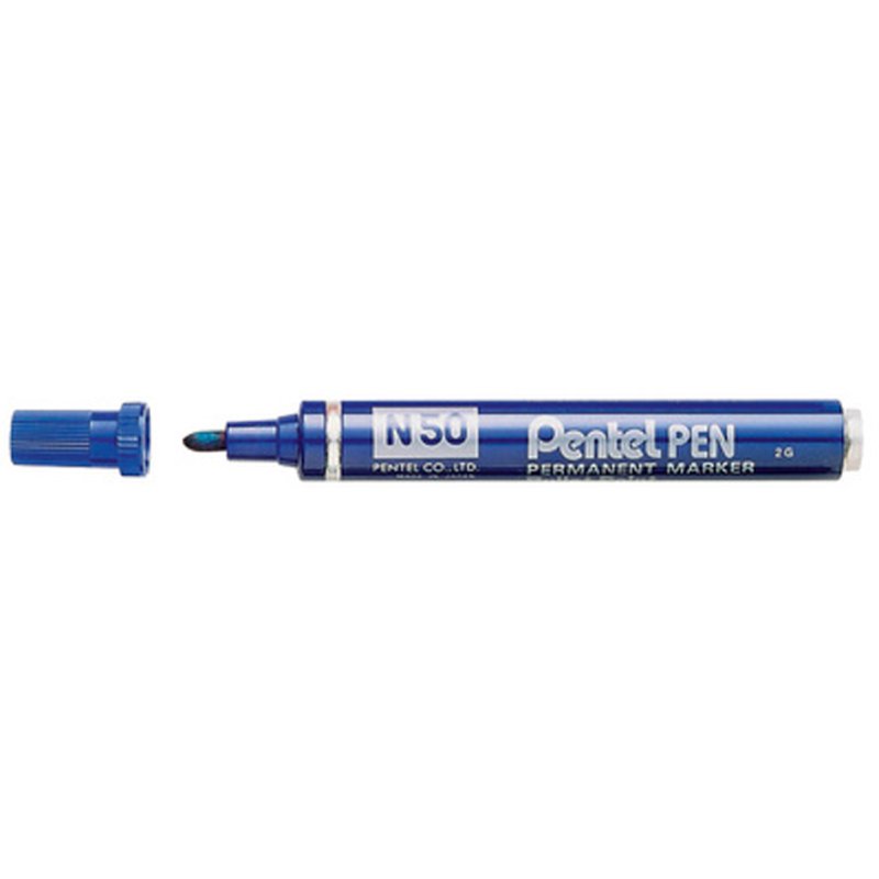 Pentel marqueur permanent, vert, pointe ronde, 1,5 mm