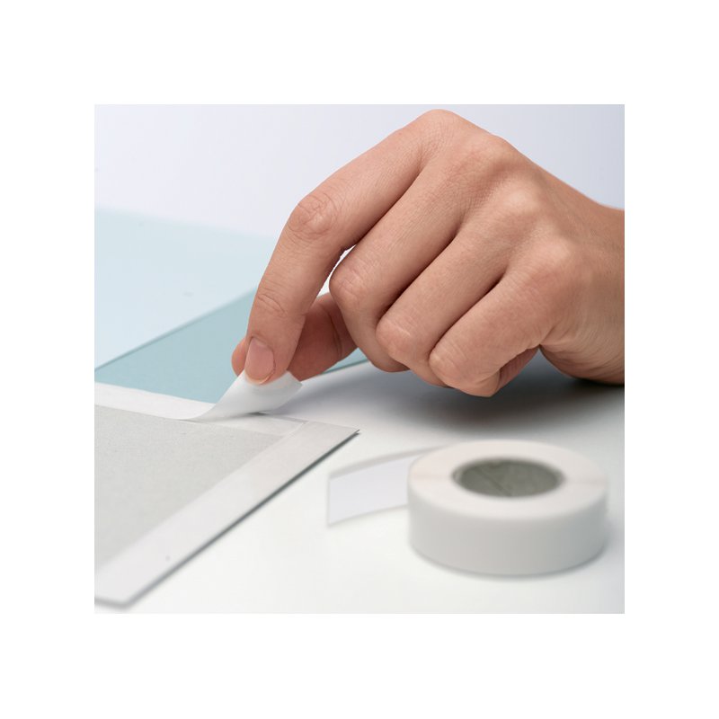 HERMA ruban adhésif double-face, blanc, 12,5 mm × 12 m