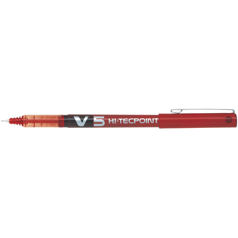 Pilot stylo à bille Hi-Tecpoint V5, noir, 0,3 mm, résistant aux archives
