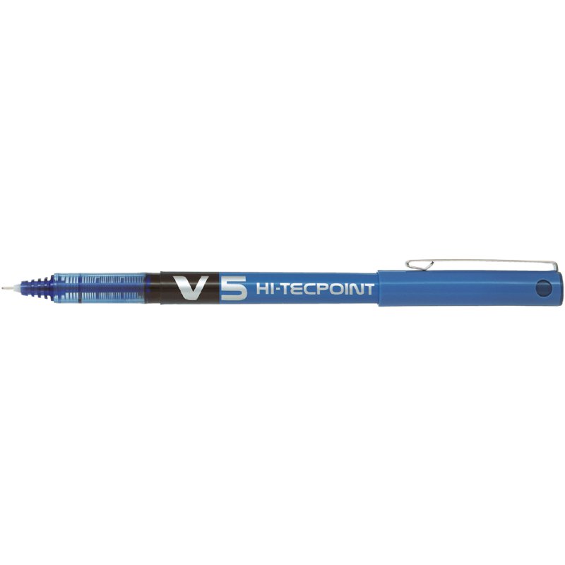 Pilot stylo à bille Hi-Tecpoint V5, noir, 0,3 mm, résistant aux archives