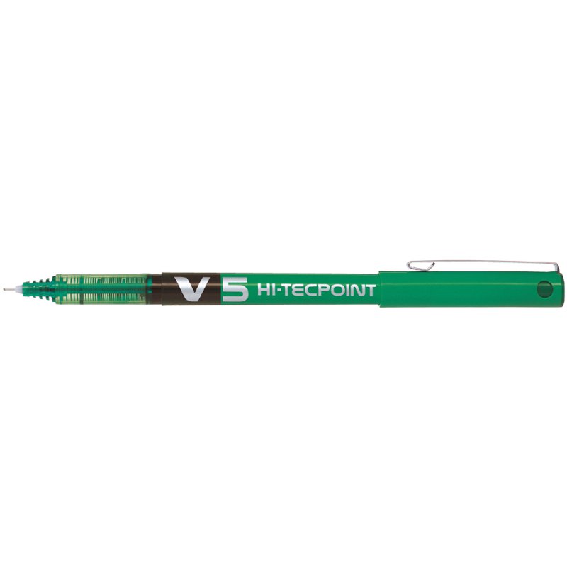 Pilot stylo à bille Hi-Tecpoint V5, noir, 0,3 mm, résistant aux archives