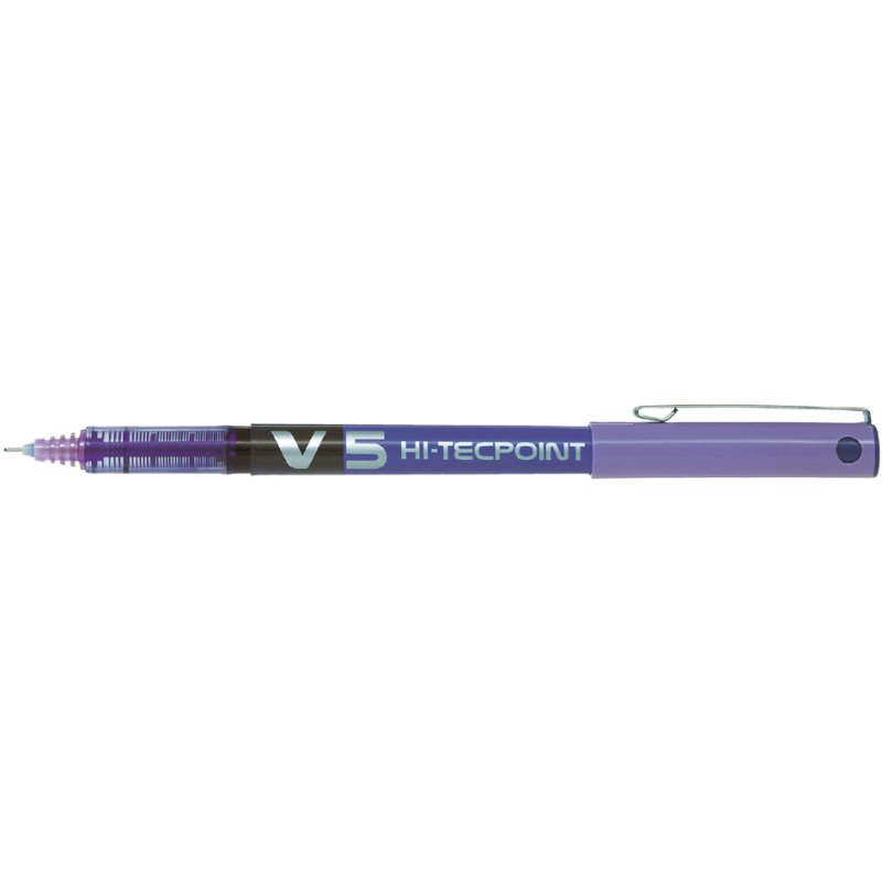 Pilot stylo à bille Hi-Tecpoint V5, noir, 0,3 mm, résistant aux archives