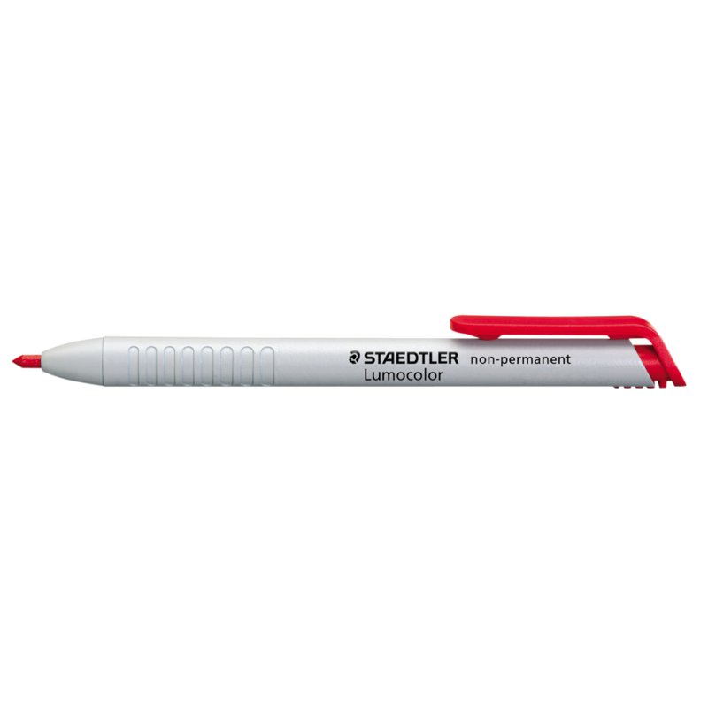 STAEDTLER Lumocolor stylo marqueur non-permanent, rouge, rechargeable
