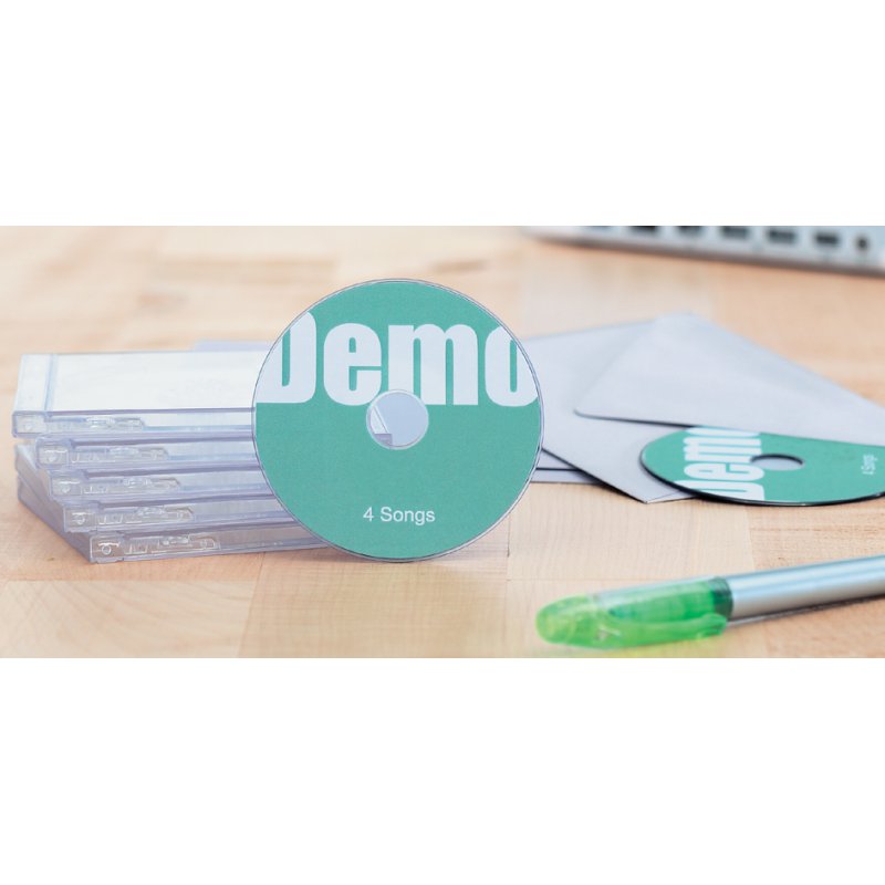 HERMA mini-cd etiketten, wit, 78 mm diameter, 60 stuks