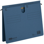 ELBA hangmappen met uitstekende ruitertab, blauw, 250 g/m², 50 stuks