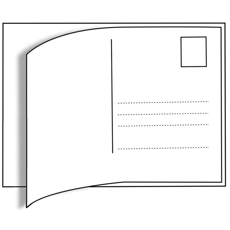 HERMA étiquettes cartes postales, 95 × 145 mm, blanc, 10 pièces