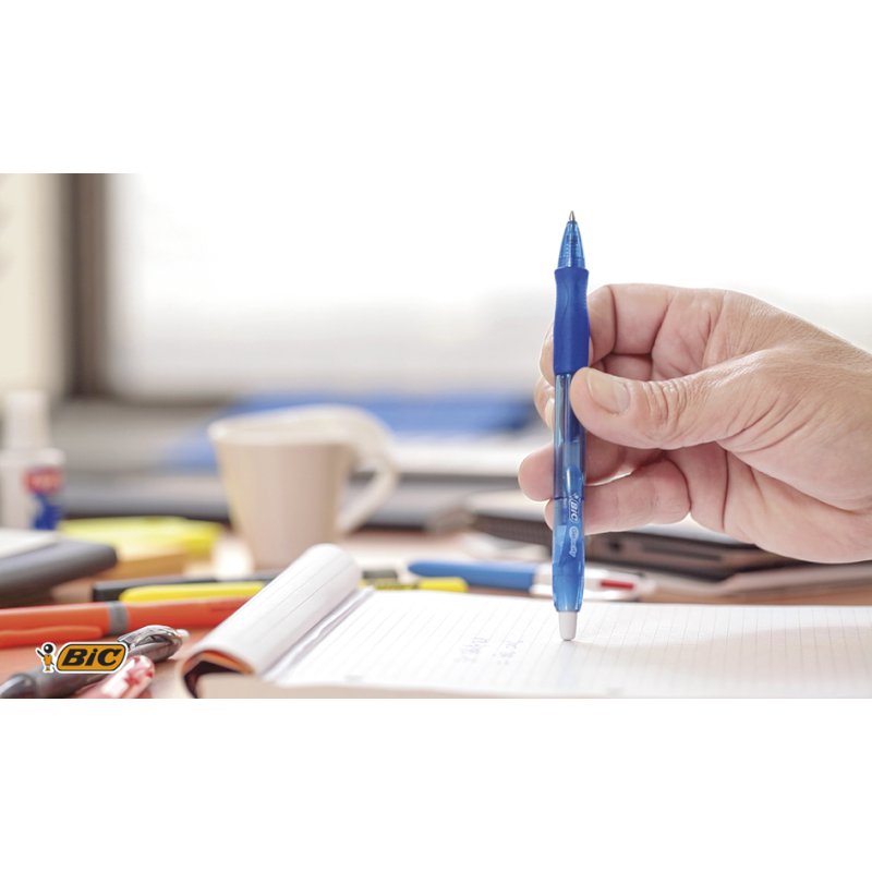 BIC gelpen Gelocity, navulbaar, blauw, 0,3 mm