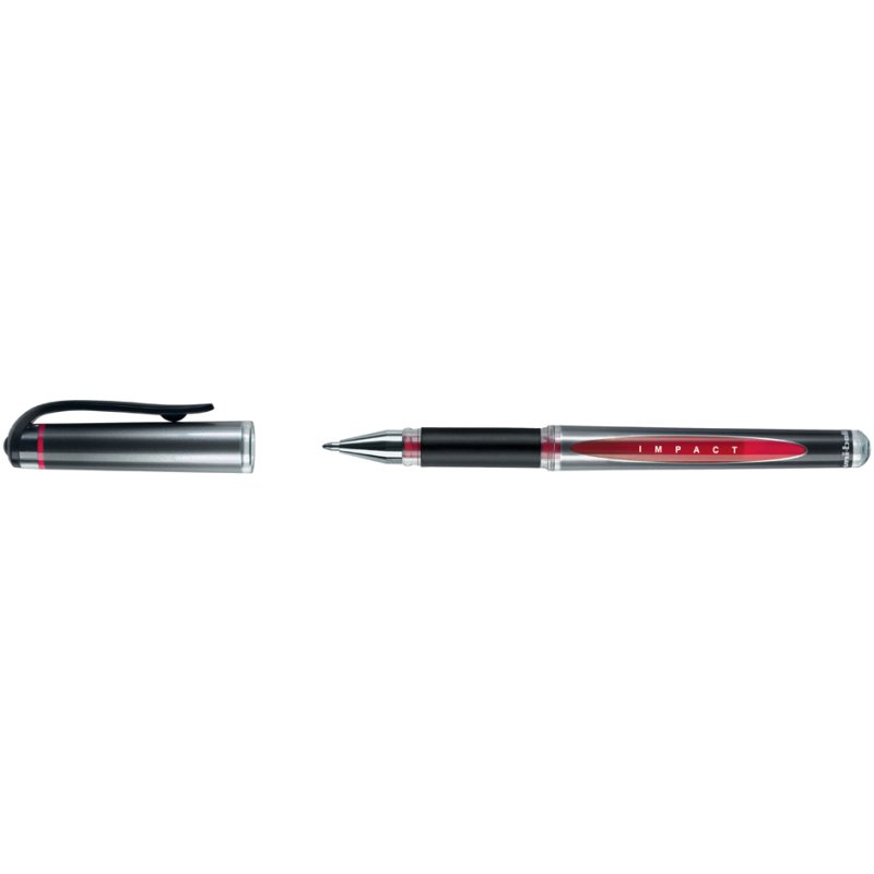 uni-ball gelvullingliner, rood, 0,6 mm