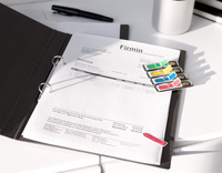 Post-it index pijlen, 4 kleuren, 11,9 × 43,2 mm, 4 × 24 stuks