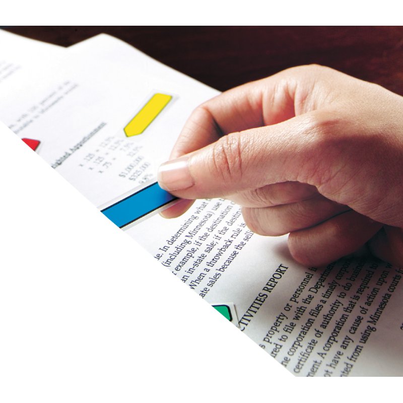 Post-it Index flèches de marquage, 11,9 × 43,2 mm, 4 couleurs, 96 pièces